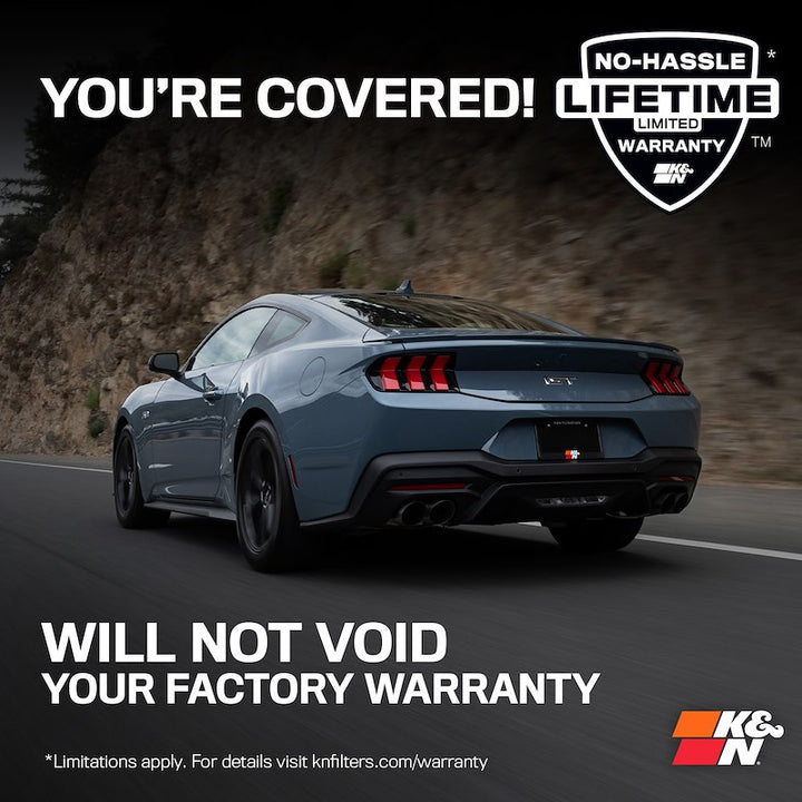 Mustang Cold Air Intake - K&N Performance Filters 63-2626