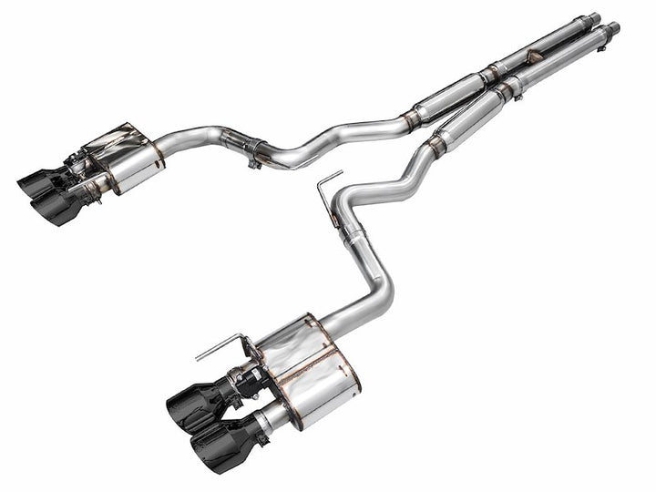 AWE Tuning Adjustable Quad-Exhaust Cat-Back For Mustang GT - SwitchPath ™ 3025-42650